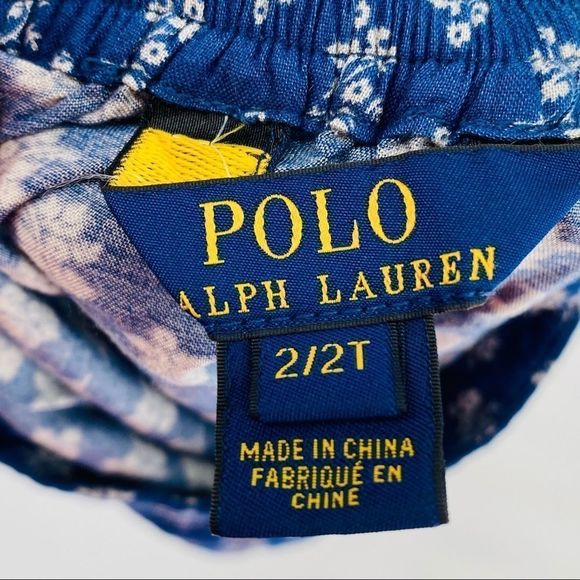 🐱Polo Ralph Lauren Dark Blue Floral Skater sz 2 - Picture 3 of 4